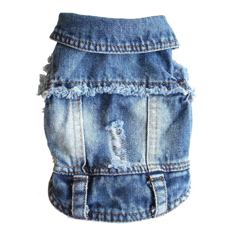 Super Cute Denim Pet Jacket