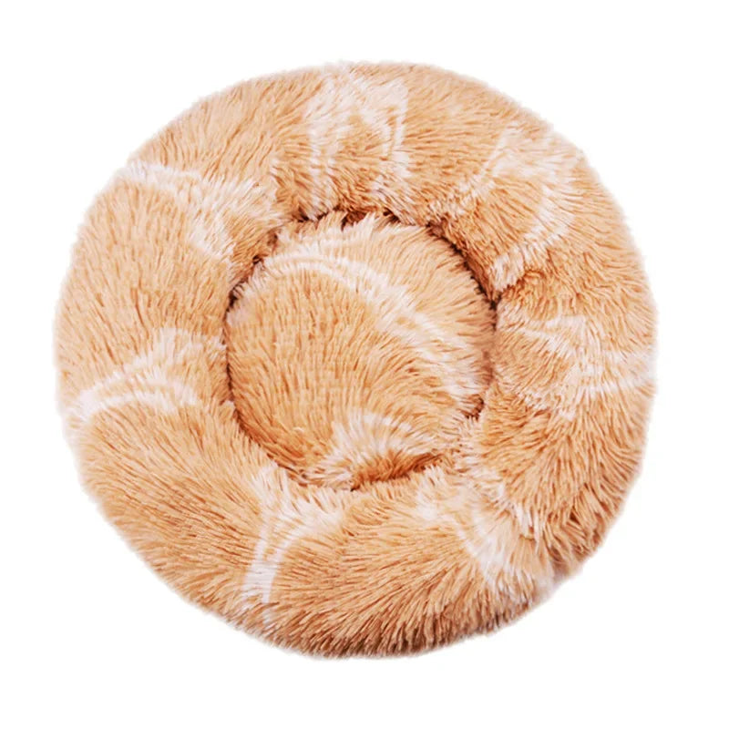 40-90cm Round Plush Pet Bed