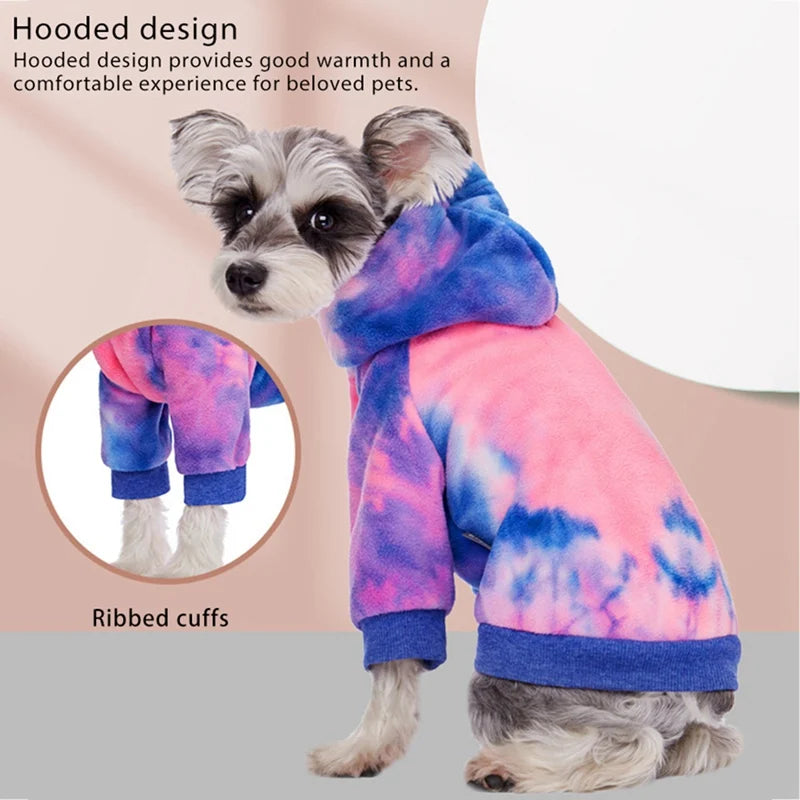Tie Dye Dog Hoodie