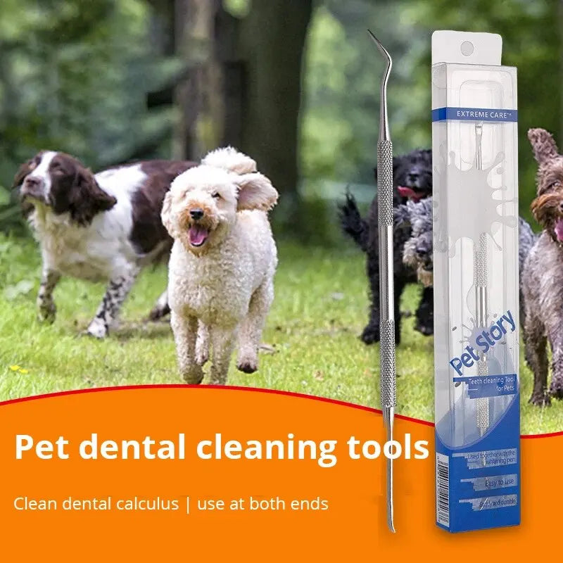 Dog Tooth Cleaning Tool Removes Tartar