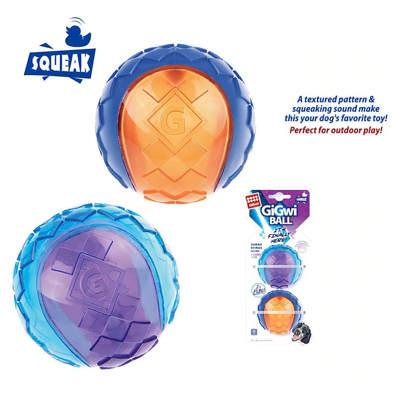 GiGwi Dog Squeaky Non-toxic Ball for Dogs