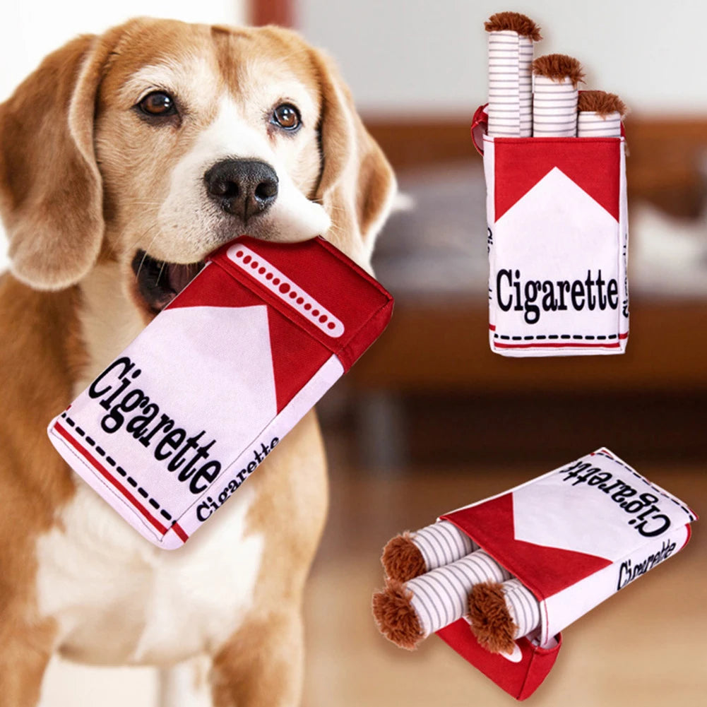 Dogs Cigarette Teeth Grinding Toys W/Squeaking Sound