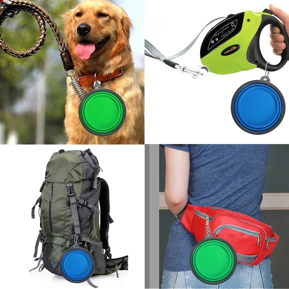 Collapsible Pet Water/Food Bowl