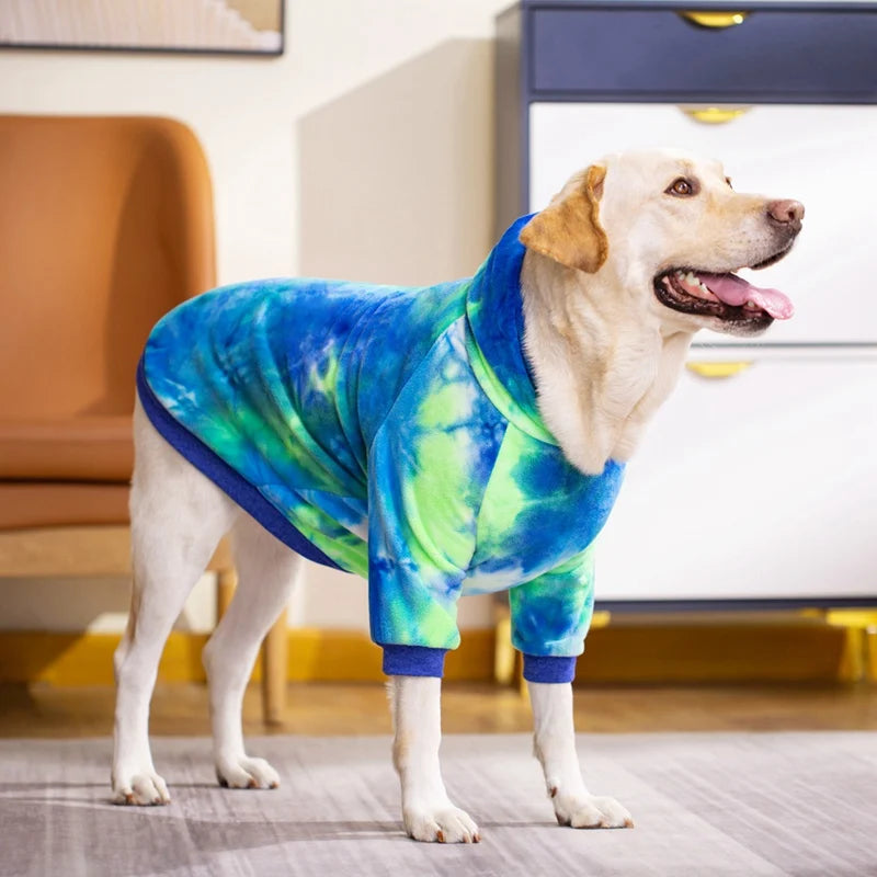 Tie Dye Dog Hoodie