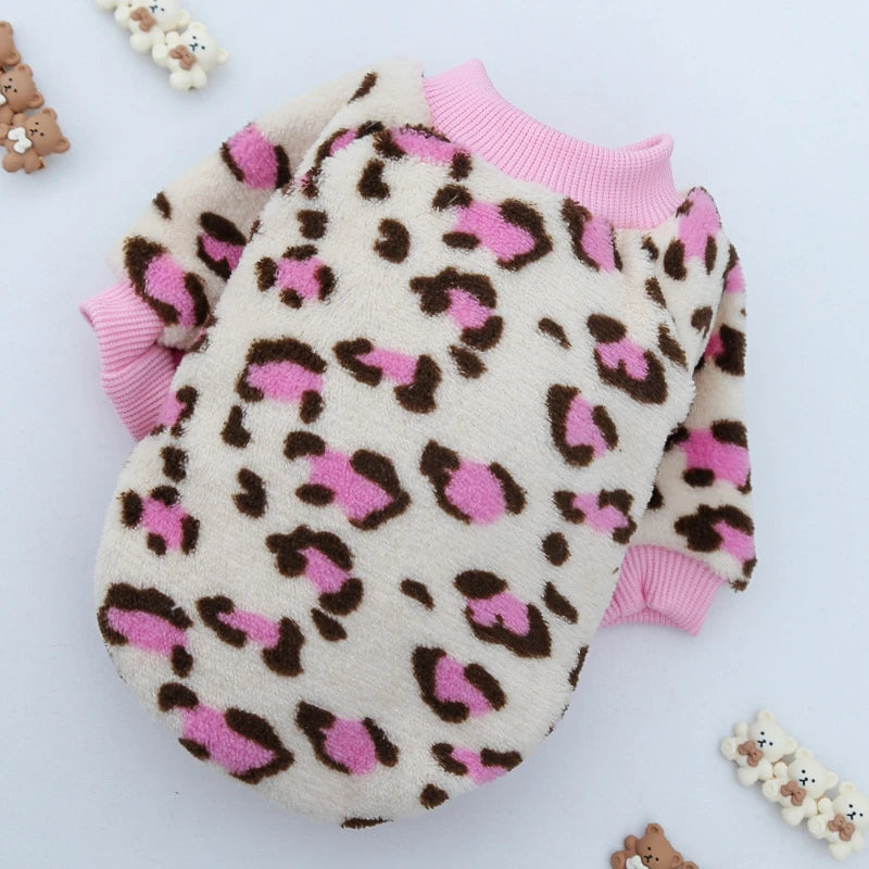 Fun Fleece Print Pet Shirts