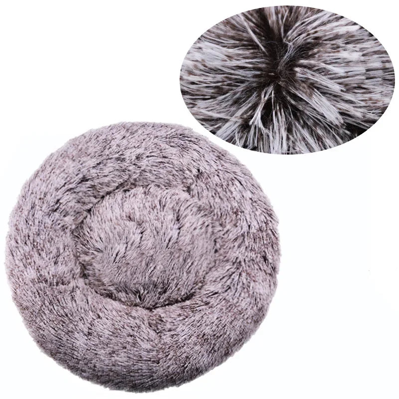 40-90cm Round Plush Pet Bed