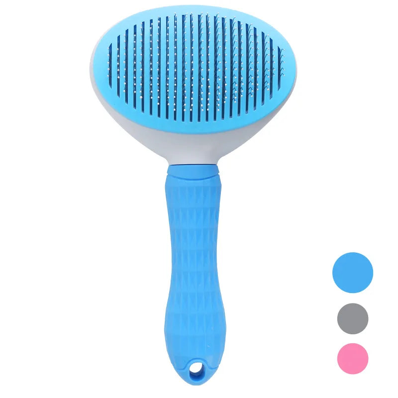 Self-cleaning Pet Hair Slicker Brush