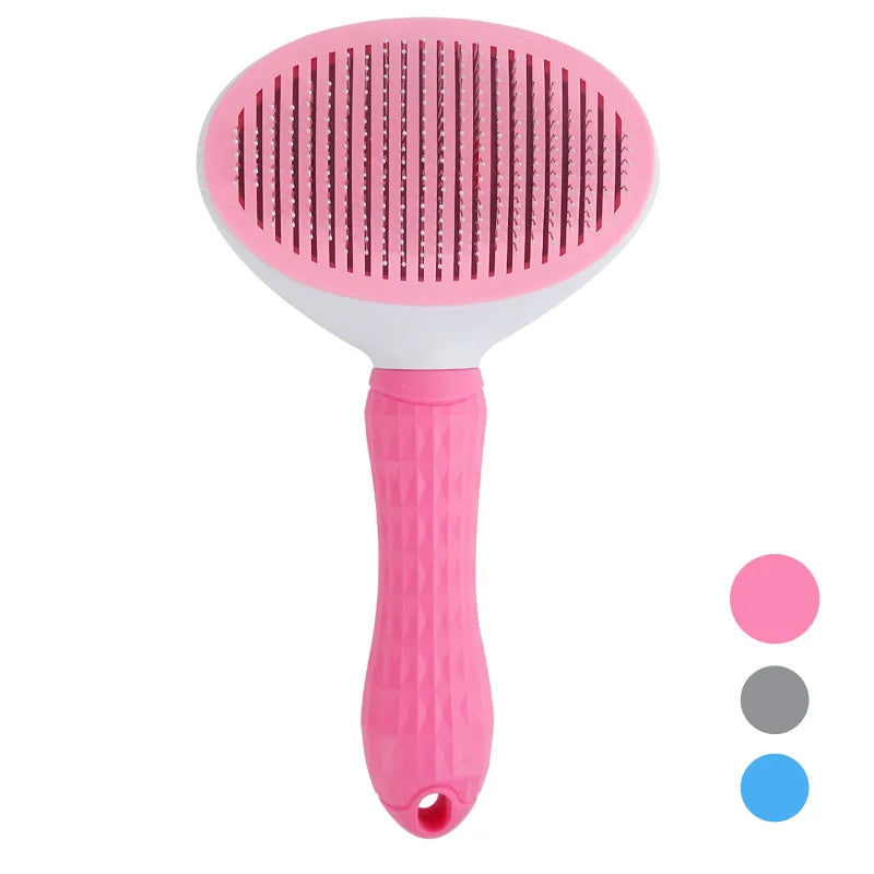 Self-cleaning Pet Hair Slicker Brush