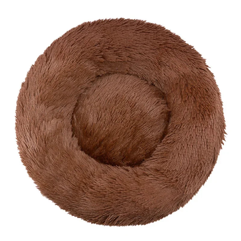 40-90cm Round Plush Pet Bed