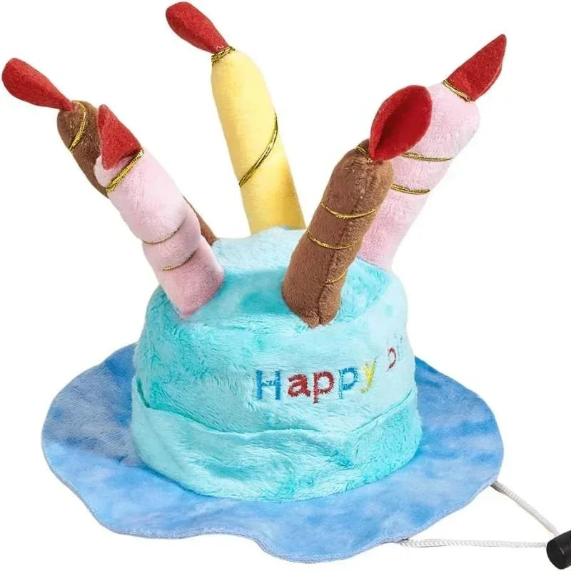 Celebrate Your Pet Birthday Cake Hat
