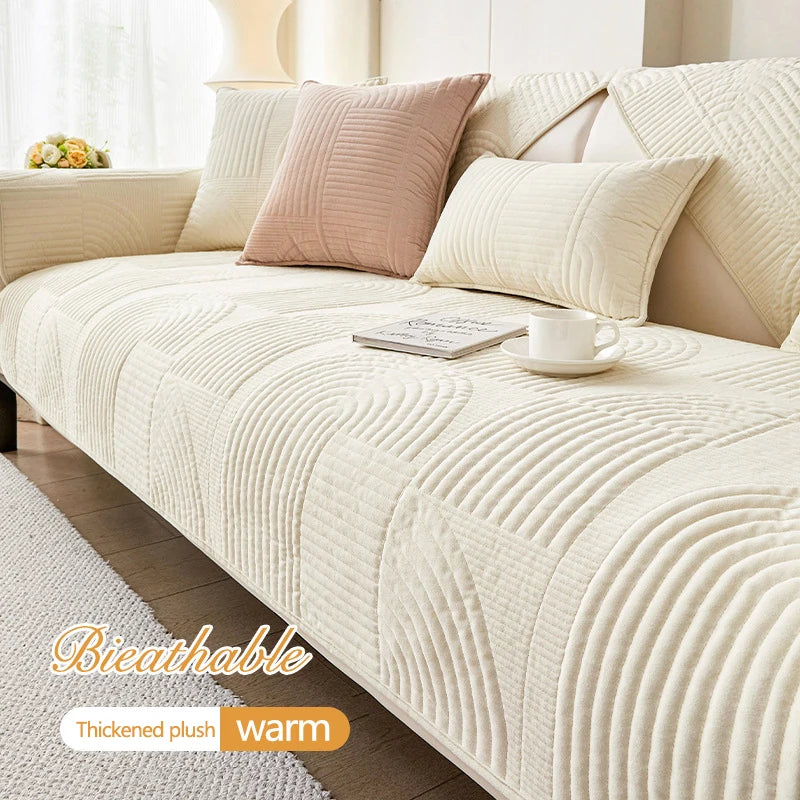 Cozy Plush Sofa Cover