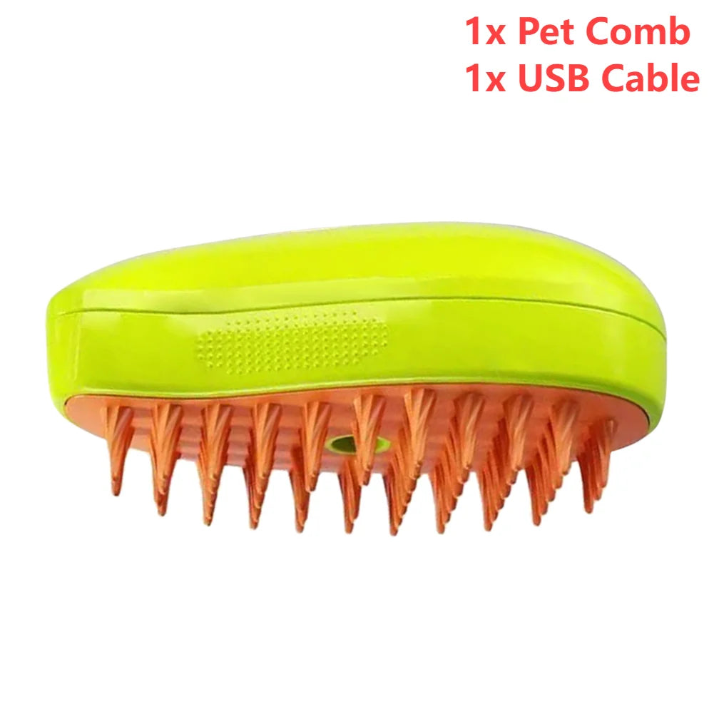 3 In 1 Pet Steamy Grooming Comb