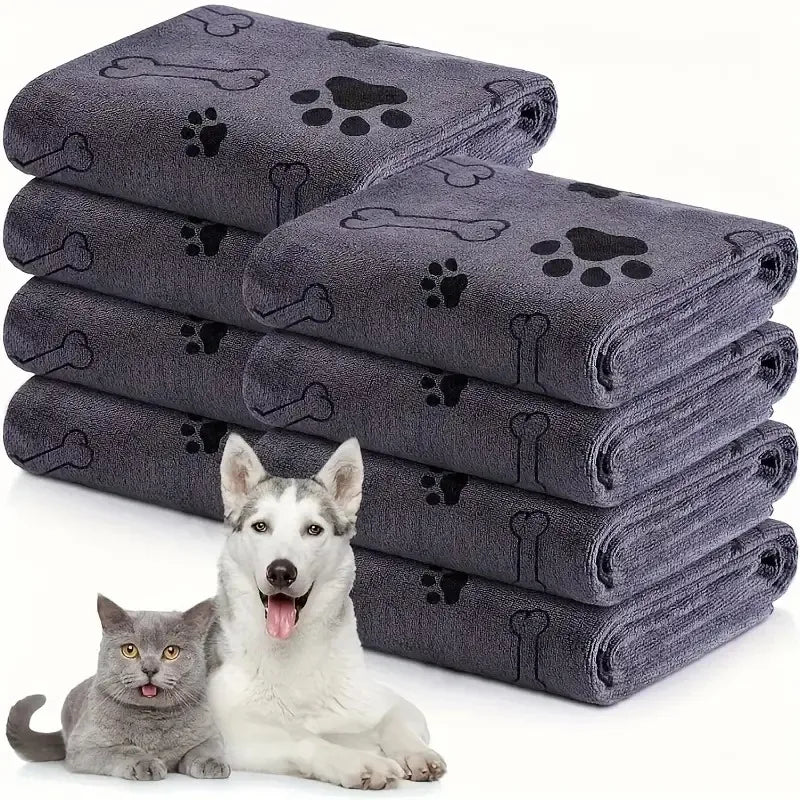Quick-Drying Microfiber Pet Bath Towel