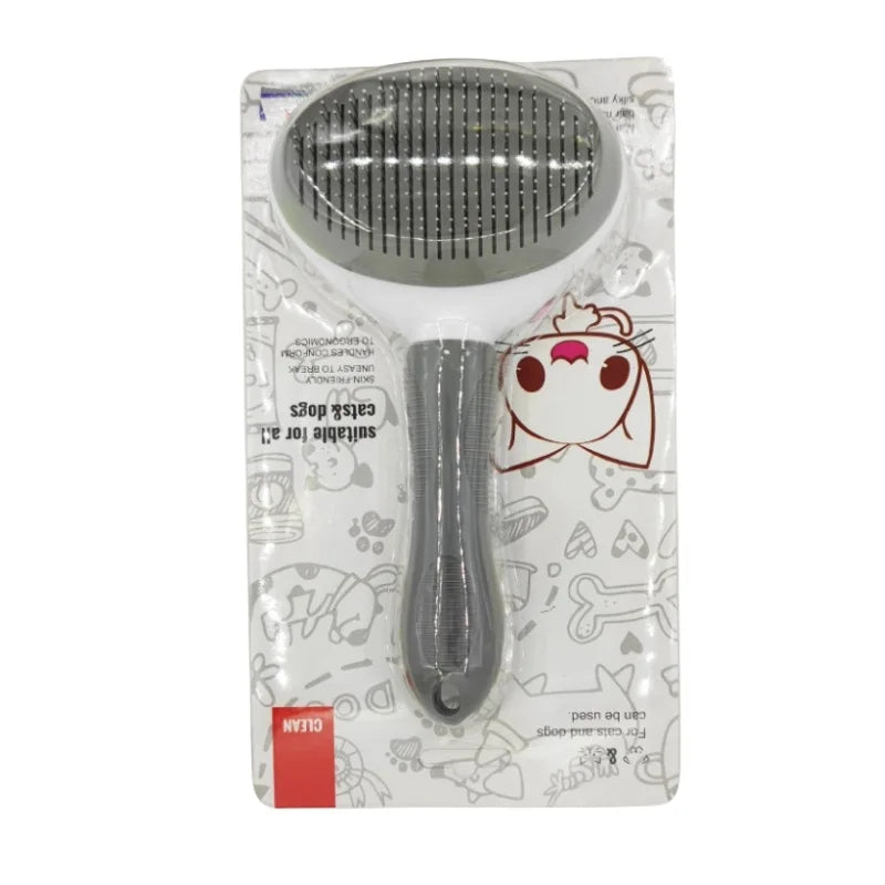 Self-cleaning Pet Hair Slicker Brush