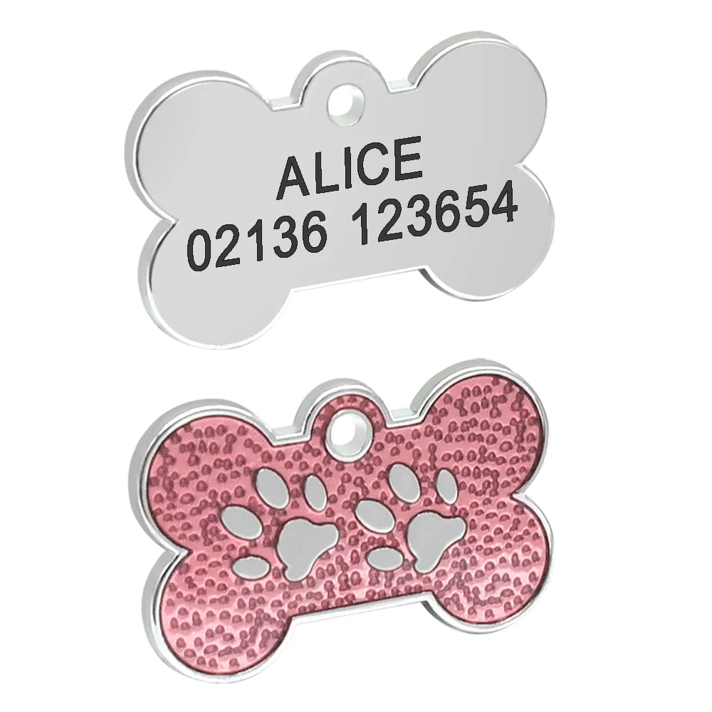 Blinged Out Personalized Pet ID Tag