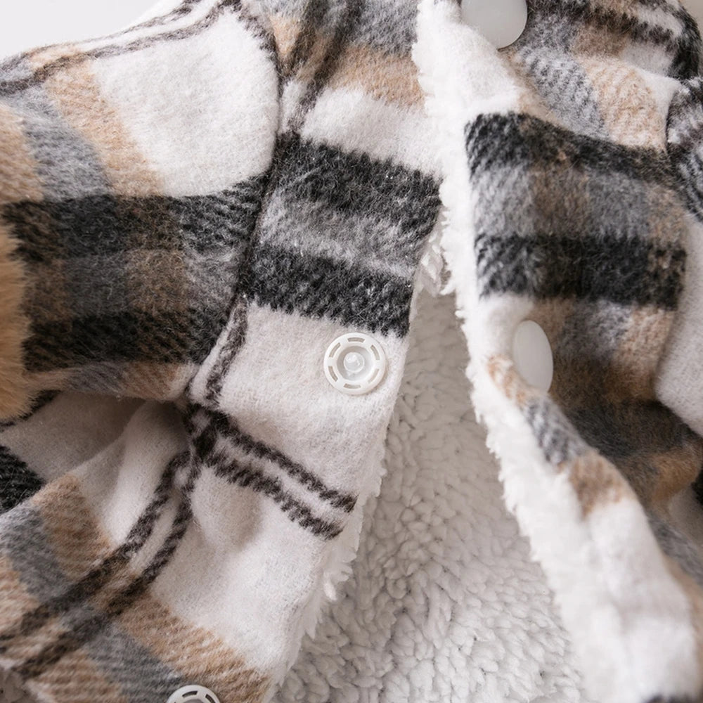Fun and Fabulous Plaid Winter Pet Jacket
