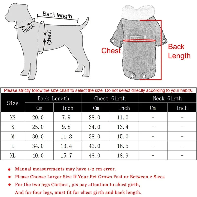 Cute Corduroy Pet Jacket