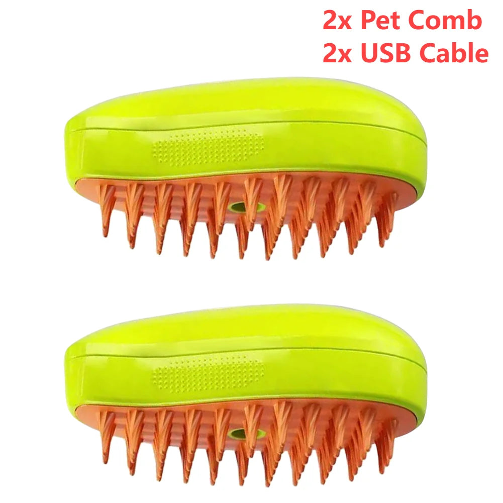 3 In 1 Pet Steamy Grooming Comb