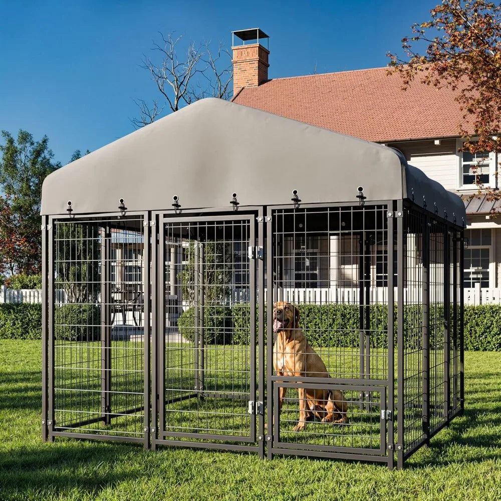 Heavy- Duty Outdoor Dog Kennel 10X10FT