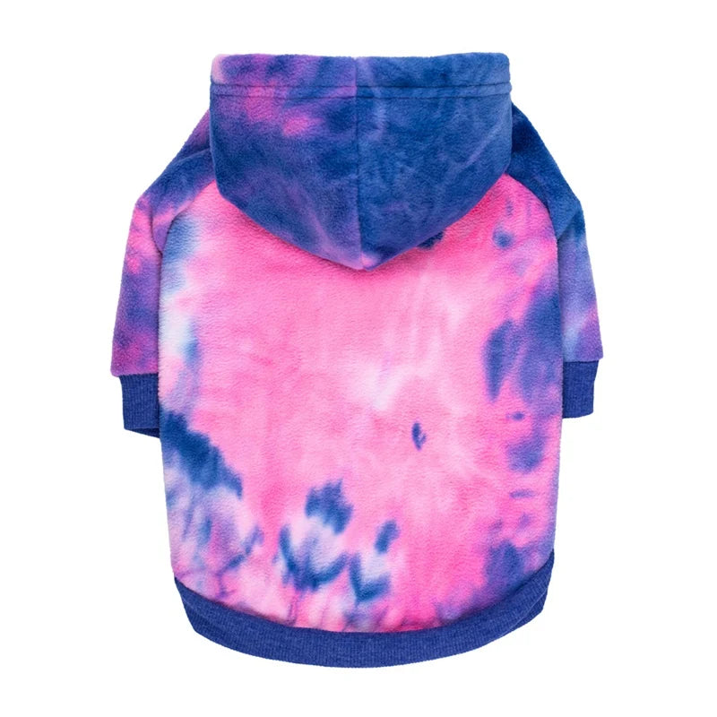 Tie Dye Dog Hoodie