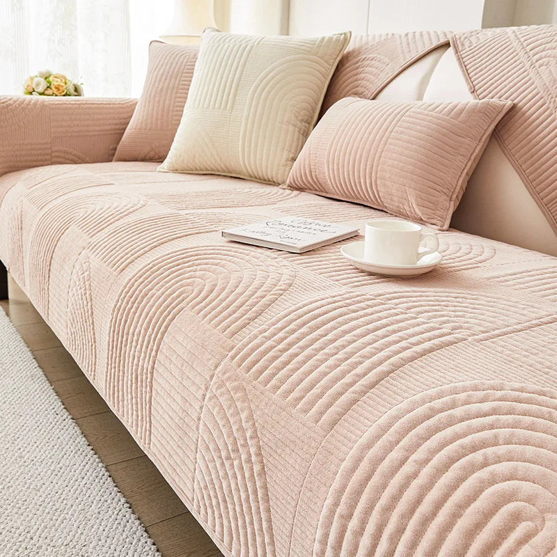 Cozy Plush Sofa Cover