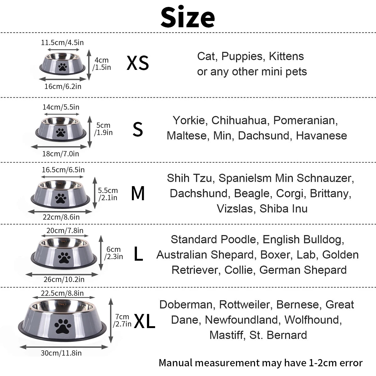Stainless Steel Pet Bowl