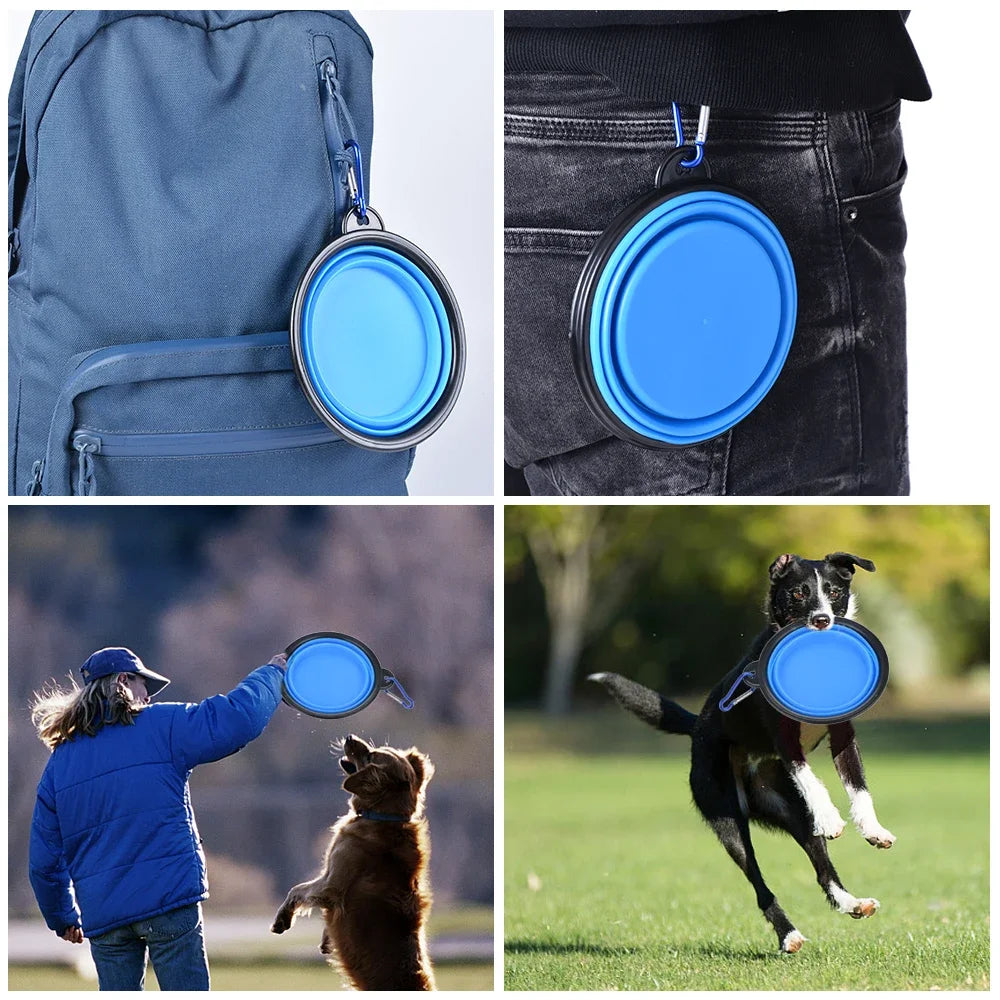 Collapsible Pet Water/Food Bowl