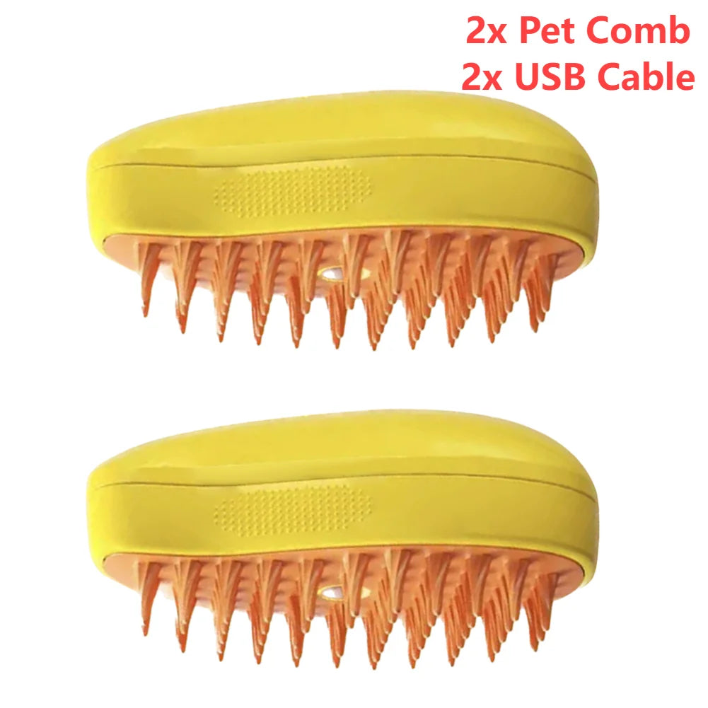3 In 1 Pet Steamy Grooming Comb