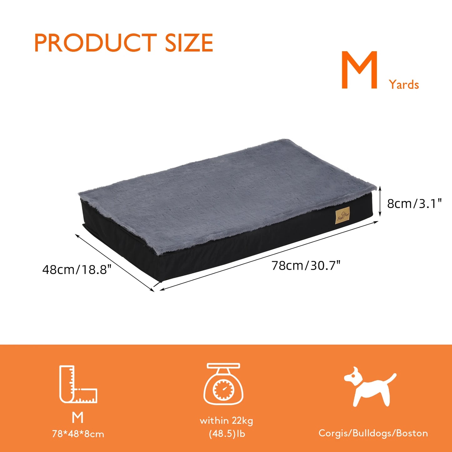 Large Comfortable Washable Dog Bed