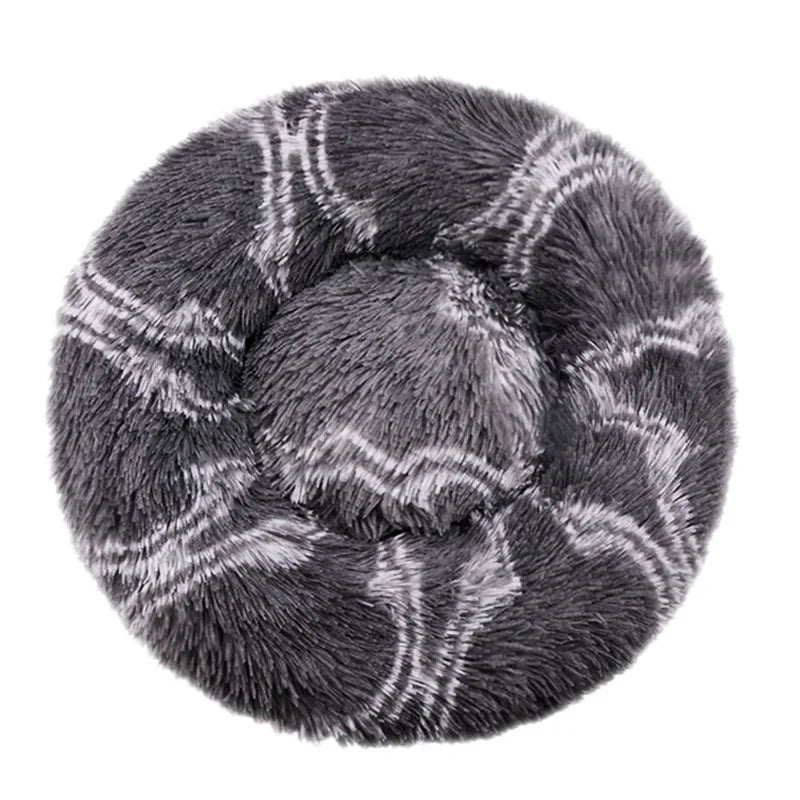 40-90cm Round Plush Pet Bed