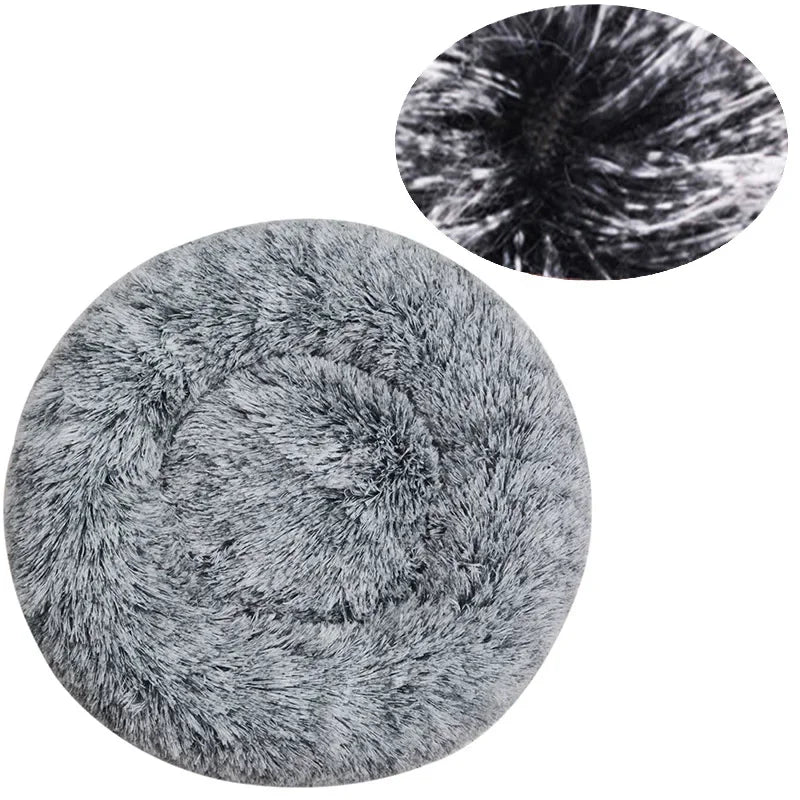 40-90cm Round Plush Pet Bed