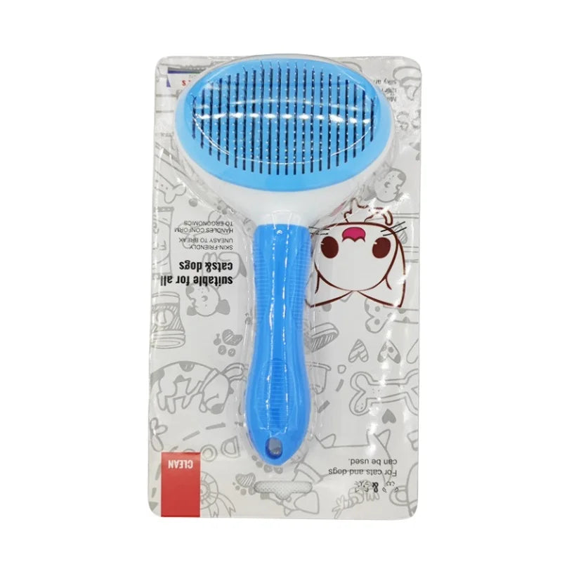 Self-cleaning Pet Hair Slicker Brush