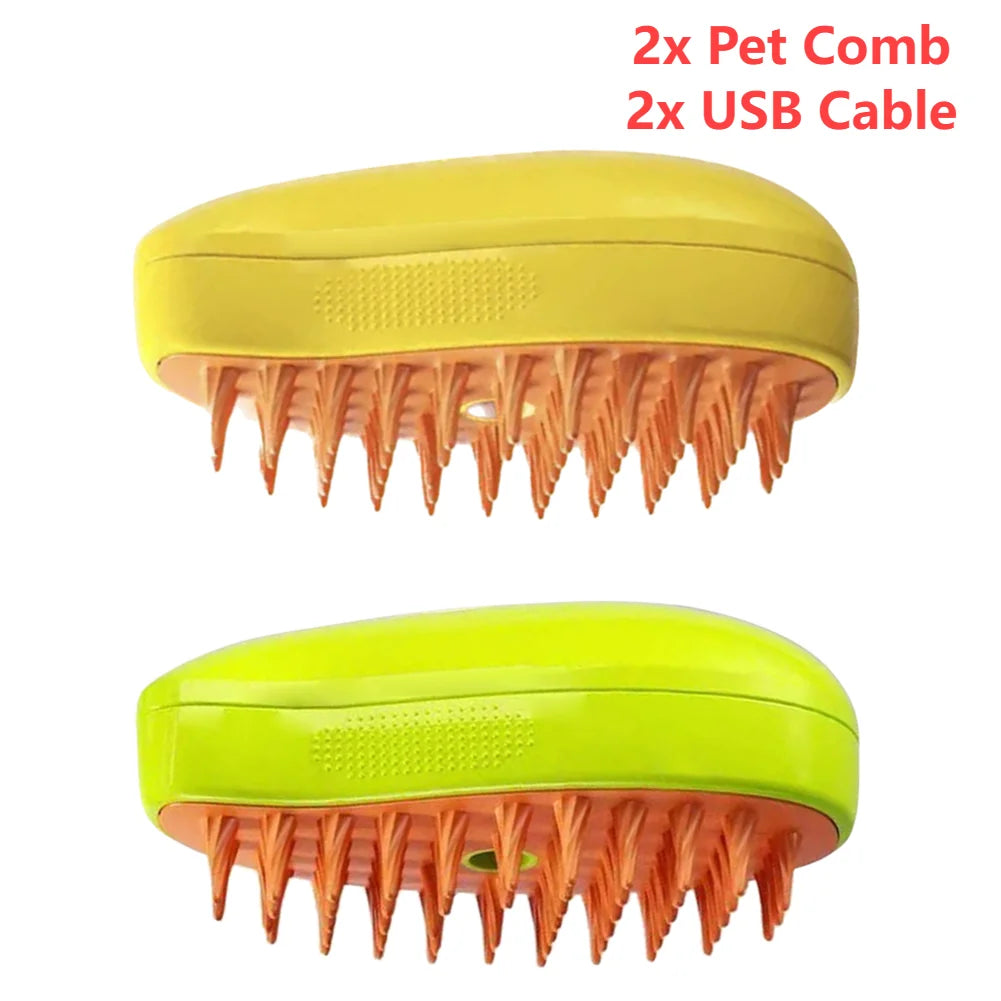 3 In 1 Pet Steamy Grooming Comb
