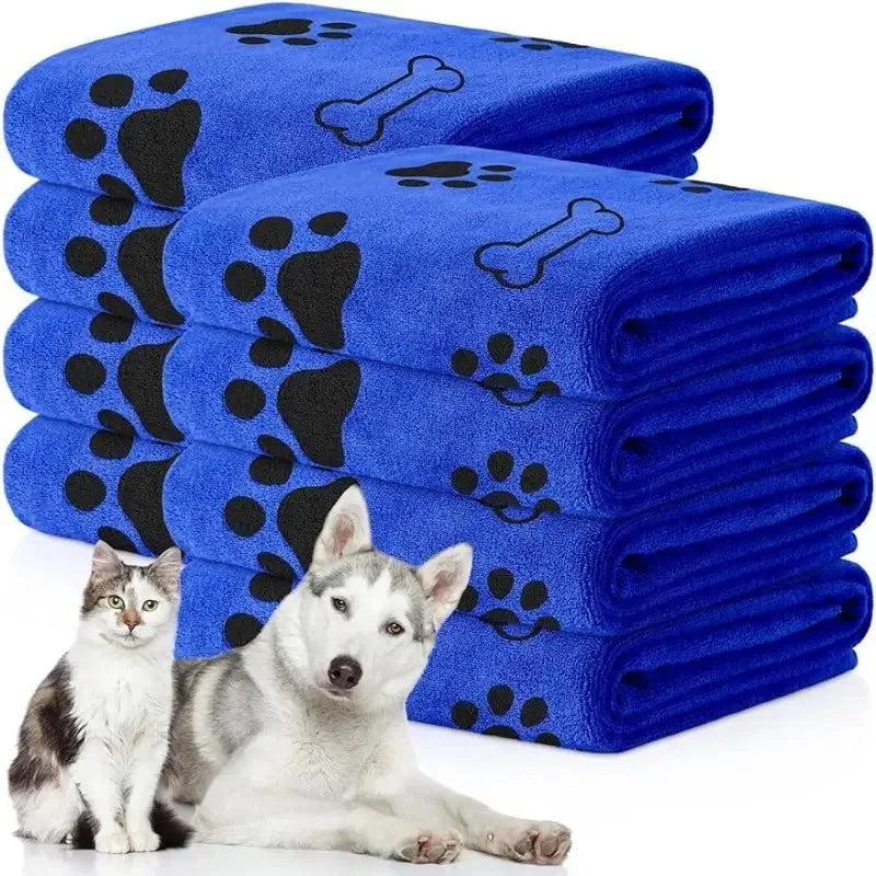 Quick-Drying Microfiber Pet Bath Towel