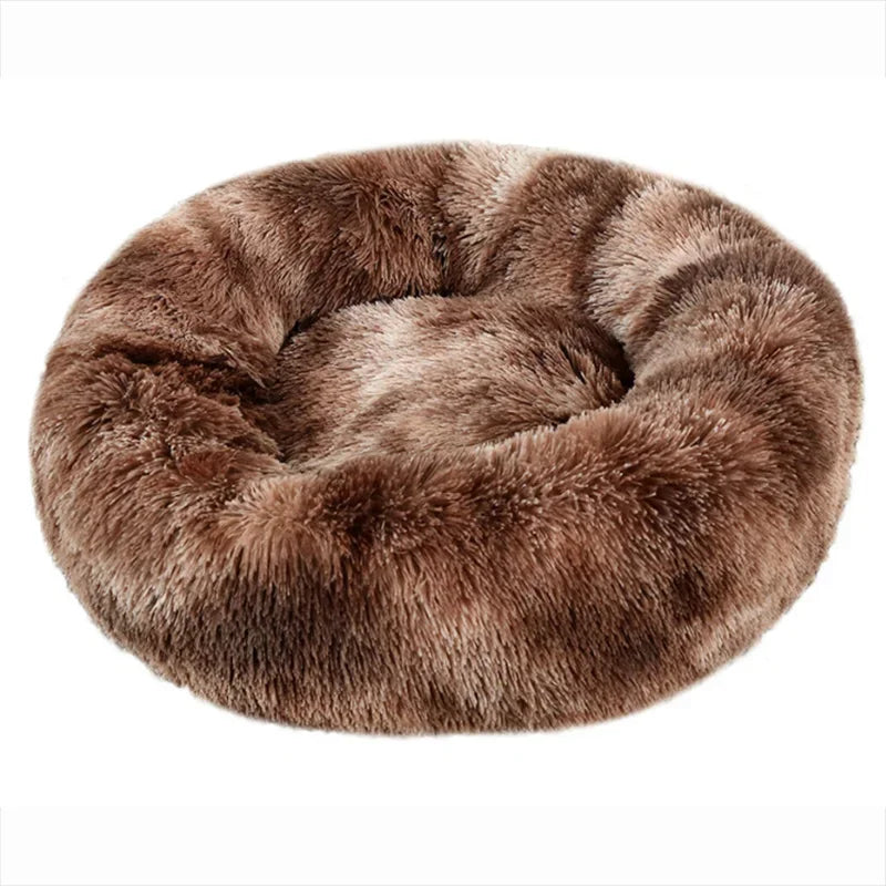 40-90cm Round Plush Pet Bed