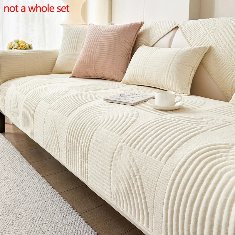 Cozy Plush Sofa Cover