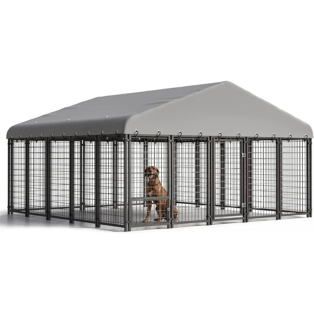Heavy- Duty Outdoor Dog Kennel 10X10FT