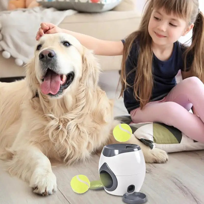 Auto Dog Ball Thrower & Treat Reward Toy