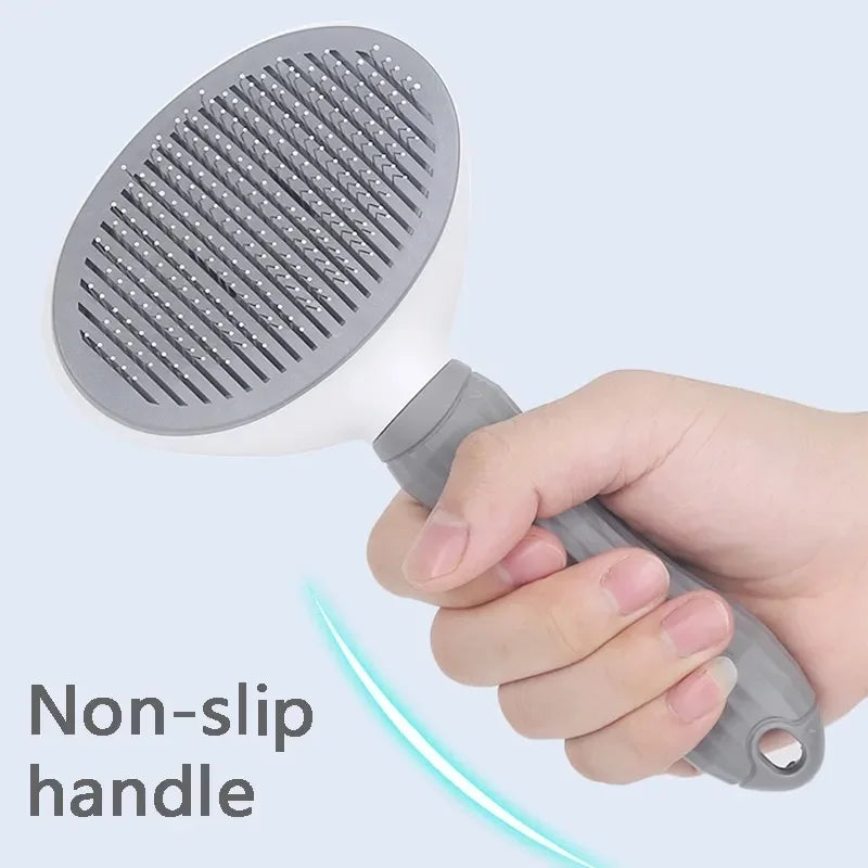 Self-cleaning Pet Hair Slicker Brush