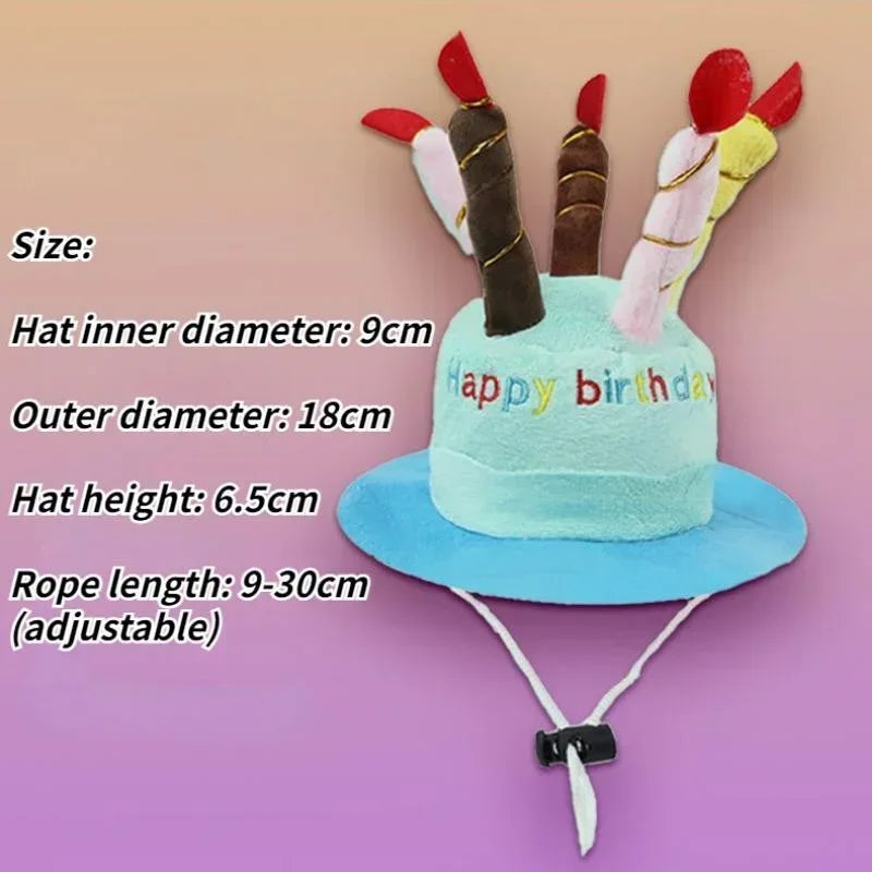 Celebrate Your Pet Birthday Cake Hat