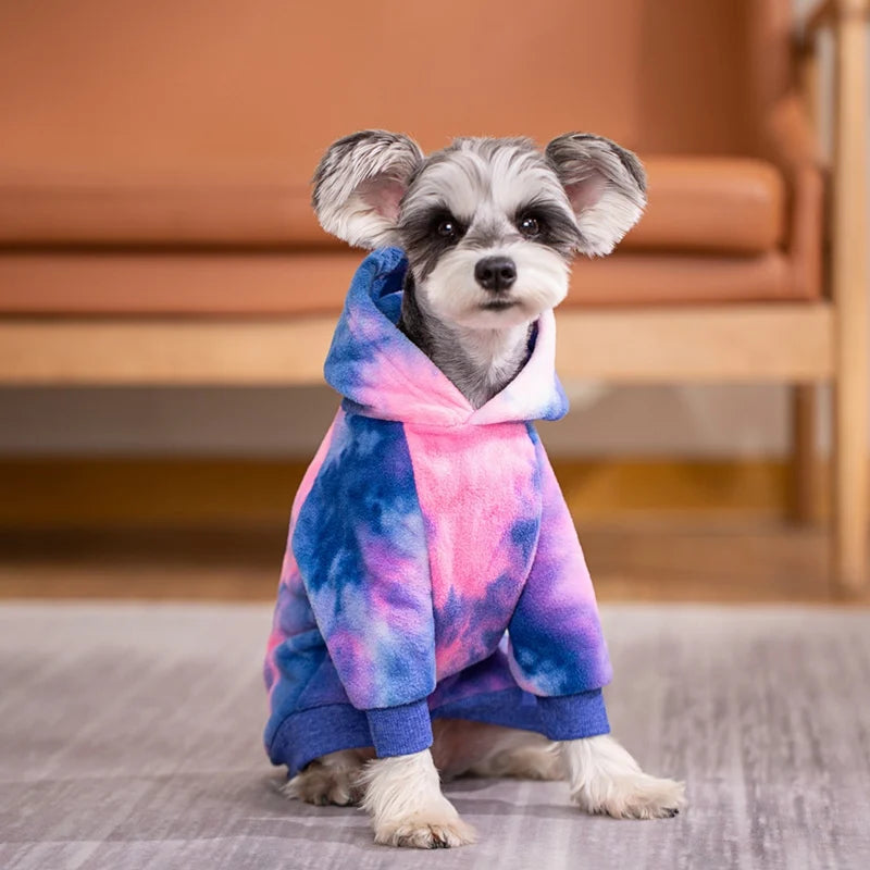 Tie Dye Dog Hoodie