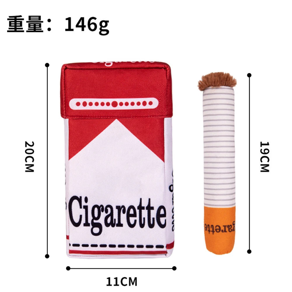 Dogs Cigarette Teeth Grinding Toys W/Squeaking Sound