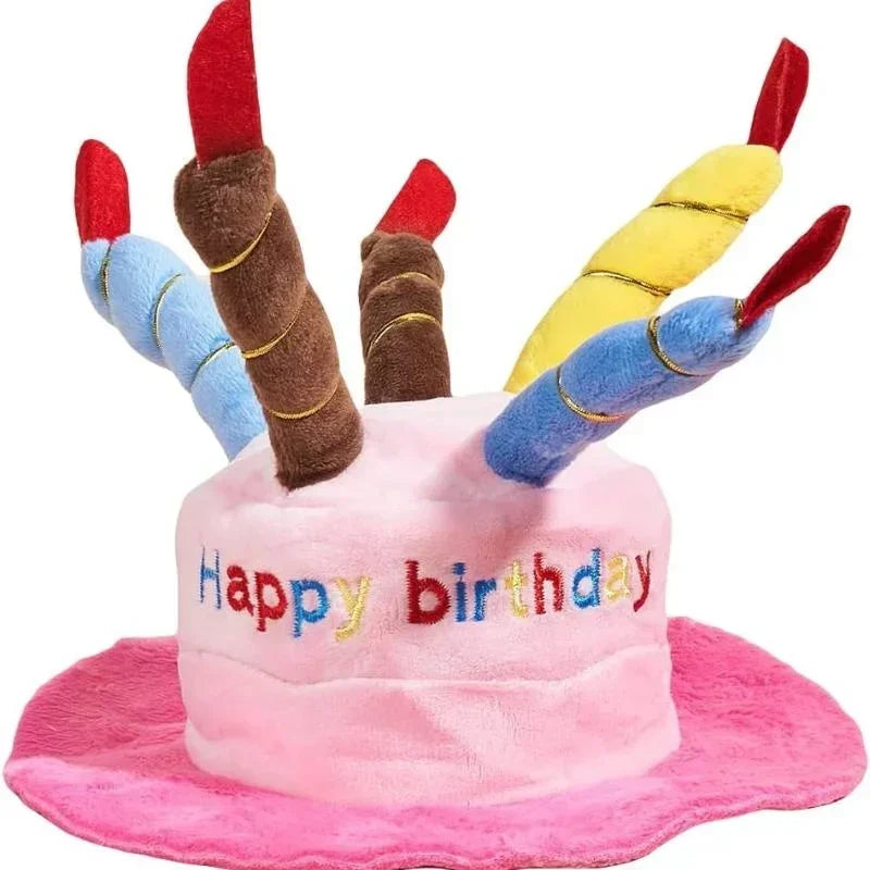 Celebrate Your Pet Birthday Cake Hat
