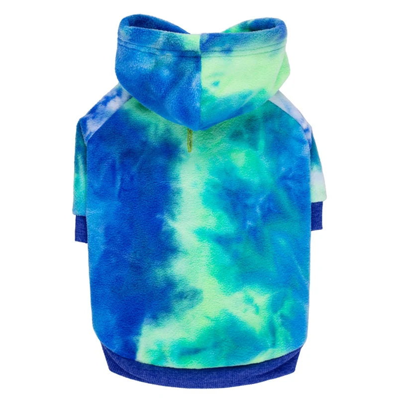 Tie Dye Dog Hoodie