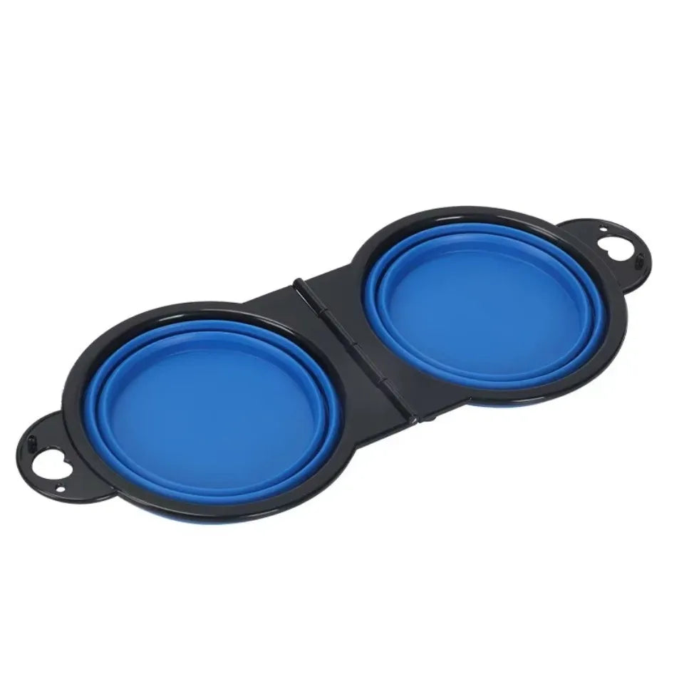 2-in-1 Foldable Dual Feeding Bowl