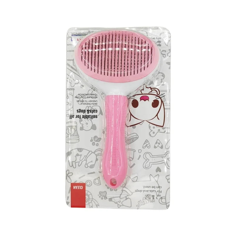 Self-cleaning Pet Hair Slicker Brush