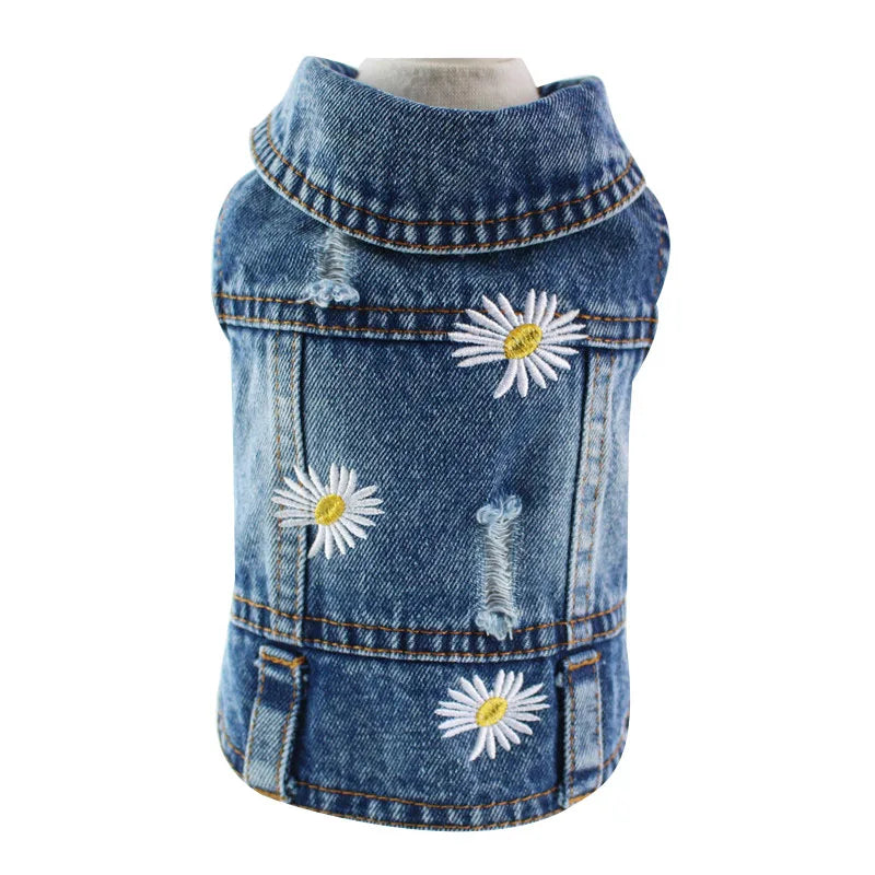 Super Cute Denim Pet Jacket