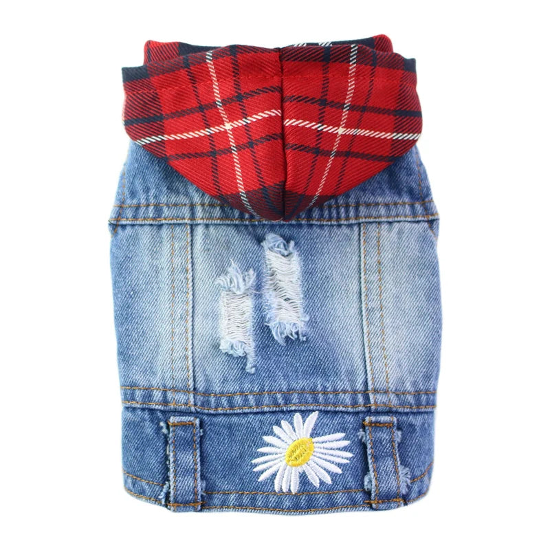 Super Cute Denim Pet Jacket