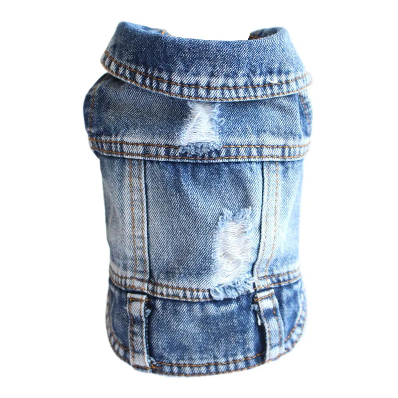 Super Cute Denim Pet Jacket