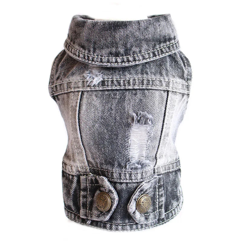 Super Cute Denim Pet Jacket